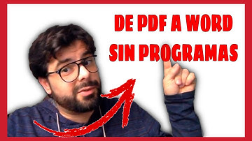 🔁CONVERTIR de PDF a WORD sin programas [Fácil y rápido en 2020]