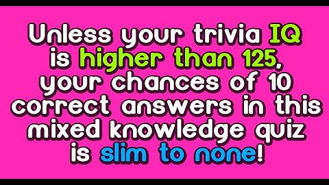 Ultimate Quiz Challenge: Test Your Knowledge with These 10 Fascinating Questions!