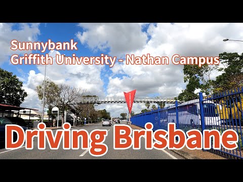 [4K] Driving Brisbane Sunnybank and Griffith University Nathan Campus, Queensland,   Australia