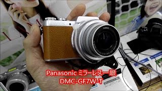 Panasonic ミラーレス一眼カメラ DMC GF7ダブルズームレンズキット 標準ズームレンズ望遠ズームレンズ付属 ブラウン