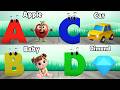ABC Phonics Song - Toddler Learning Video Songs , A for Apple , Nursery Rhymes , Alphabet song