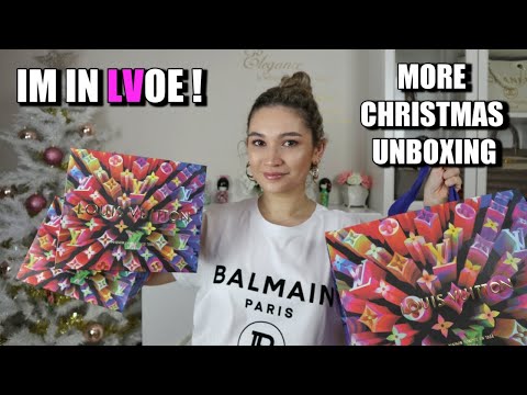 LOUIS VUITTON HAUL /UNBOXING /CHRISTMAS HOLIDAY 2021 PACKAGING