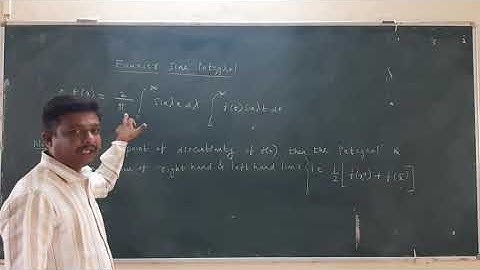 Fourier Sine integral