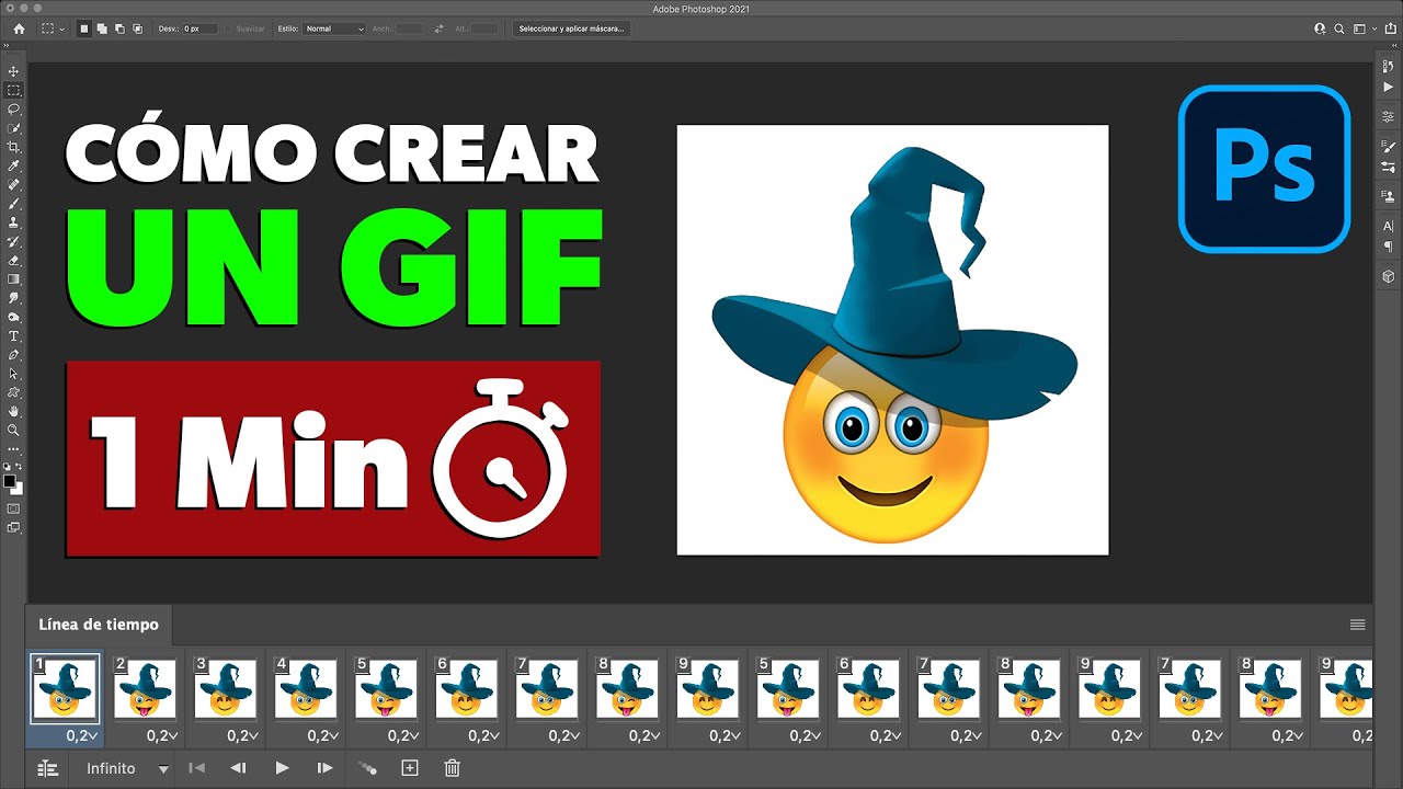 Como criar gif animado no Photoshop CS6 