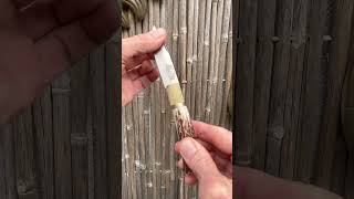 Jos Da Cruz Taschenmesser Hirschhorn edc blade handmade