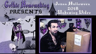 Joann Fabrics Halloween Unboxing - Gothic Homemaking Presents