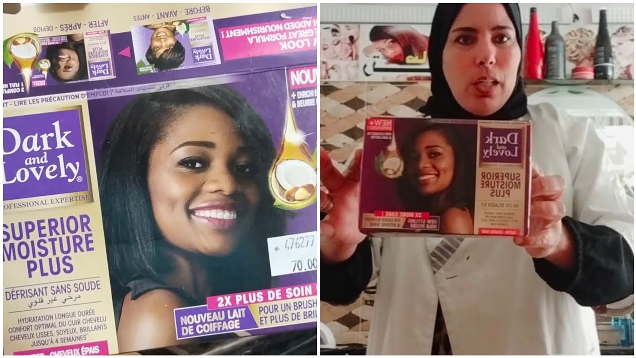 طريقة استعمال ترطيبة الافارقة dark and lovelyبالتفصيل على الشعر الجاف والمتدرج 