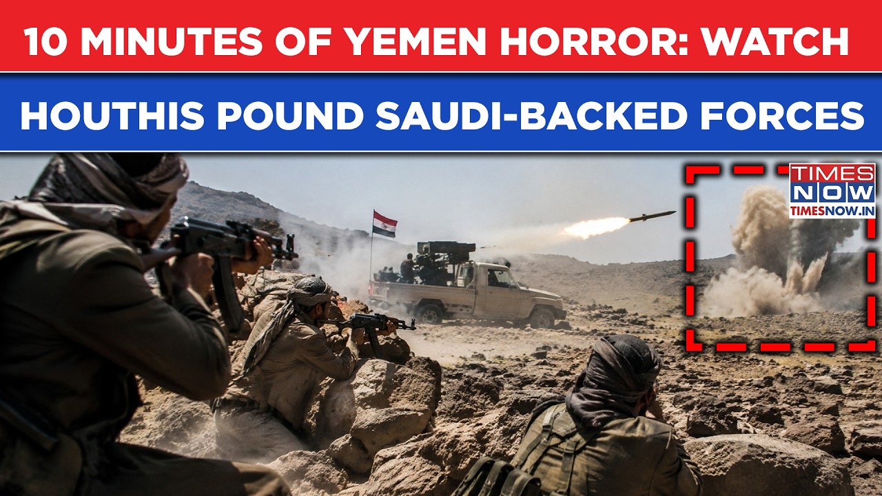 Watch Iran Ally Houthis Pound Saudi-Backed Forces| Al Jawf Battlefield| 10 Minutes Of Yemen Horror