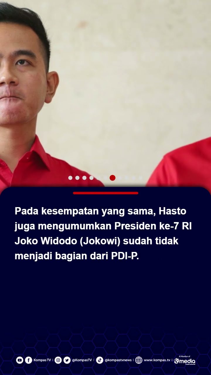 Hasto Sebut PDIP Pecat 27 Anggota karena Langgar Disiplin, Ada Jokowi dan Gibran? #pdip #jokowi