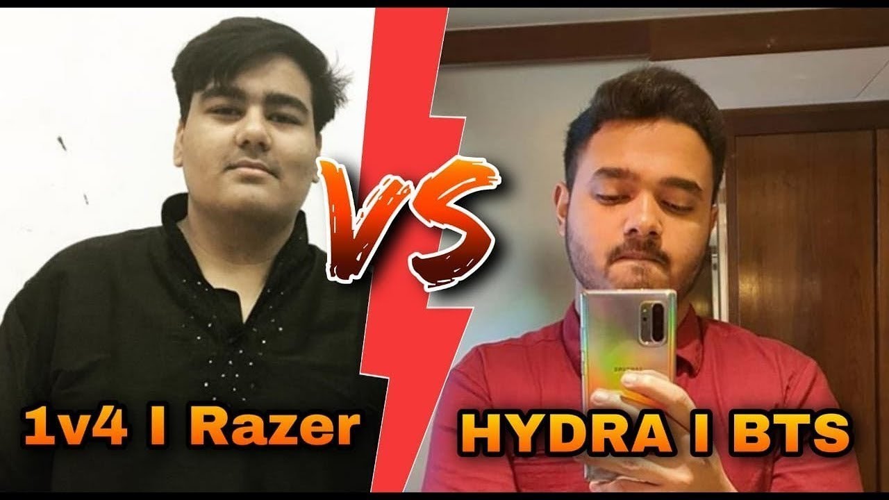🔥🔥 1v3 op clutch | Razer blade Vs Hydra BTS | Letest Fight  | Cpt Gamerz  | Razer blade ||