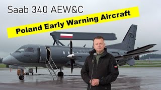 Poland Early Warning Aircraft - Saab 340 AEW&C Swedish Aircraft