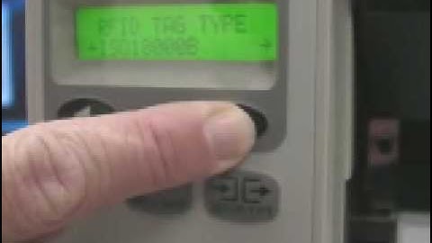 Zebra R110 XI RFID Printer Calibration