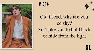 V BTS "Someone Like You" Lyrics