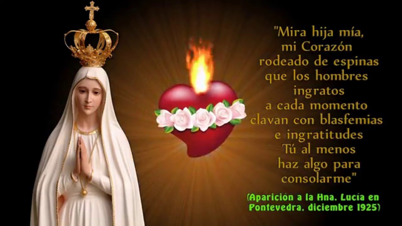 ORACION A LA VIRGEN DE FATIMA - YouTube