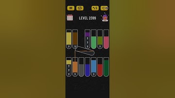 Water sort puzzle level 2399 #solveitwithme #watersortpuzzle #gamesolutions #puzzlegamesolver #games