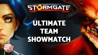 First Ever Infernal vs Vanguard TEAM SHOWMATCH (Bo9 3 players/team) | Stormgate Beta