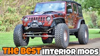 THE BEST Jeep Wrangler interior mods - YouTube
