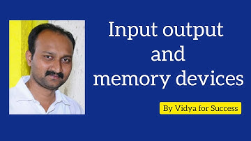 Input Output and Memory Devices #1 | Keyboard