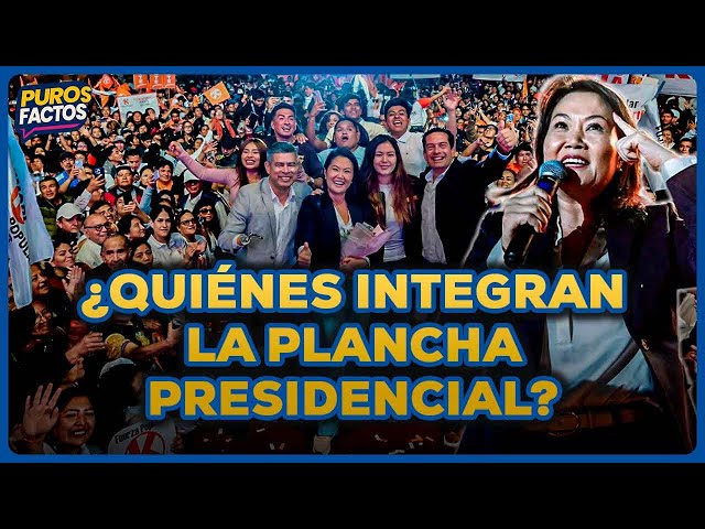 ¿Quiénes conforman la nueva plancha de Keiko Fujimori rumbo al 2026? 🤔| SEGMENTO #PurosFactos