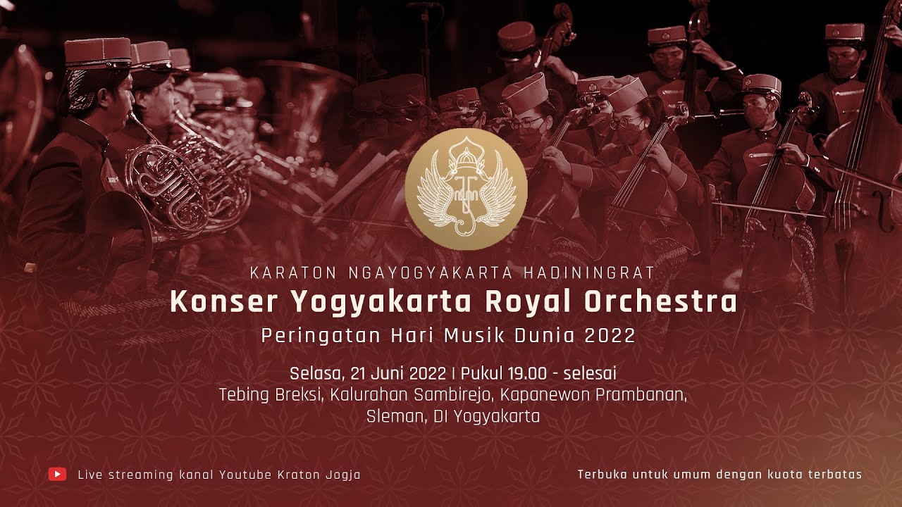 Konser Yogyakarta Royal Orchestra Peringatan Hari Musik Dunia 2022