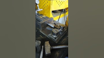 BEND TEST ON HYDRAULIC PRESSING MACHINE WITH A 40MM BEND FORMER AS PER ISO 15614-1 / ASME 9