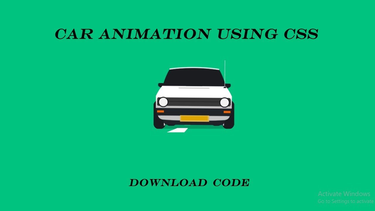 CSS Animation | Car Animation using CSS3. - YouTube