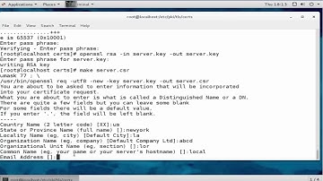 Create own created SSL Certificates in centos 7