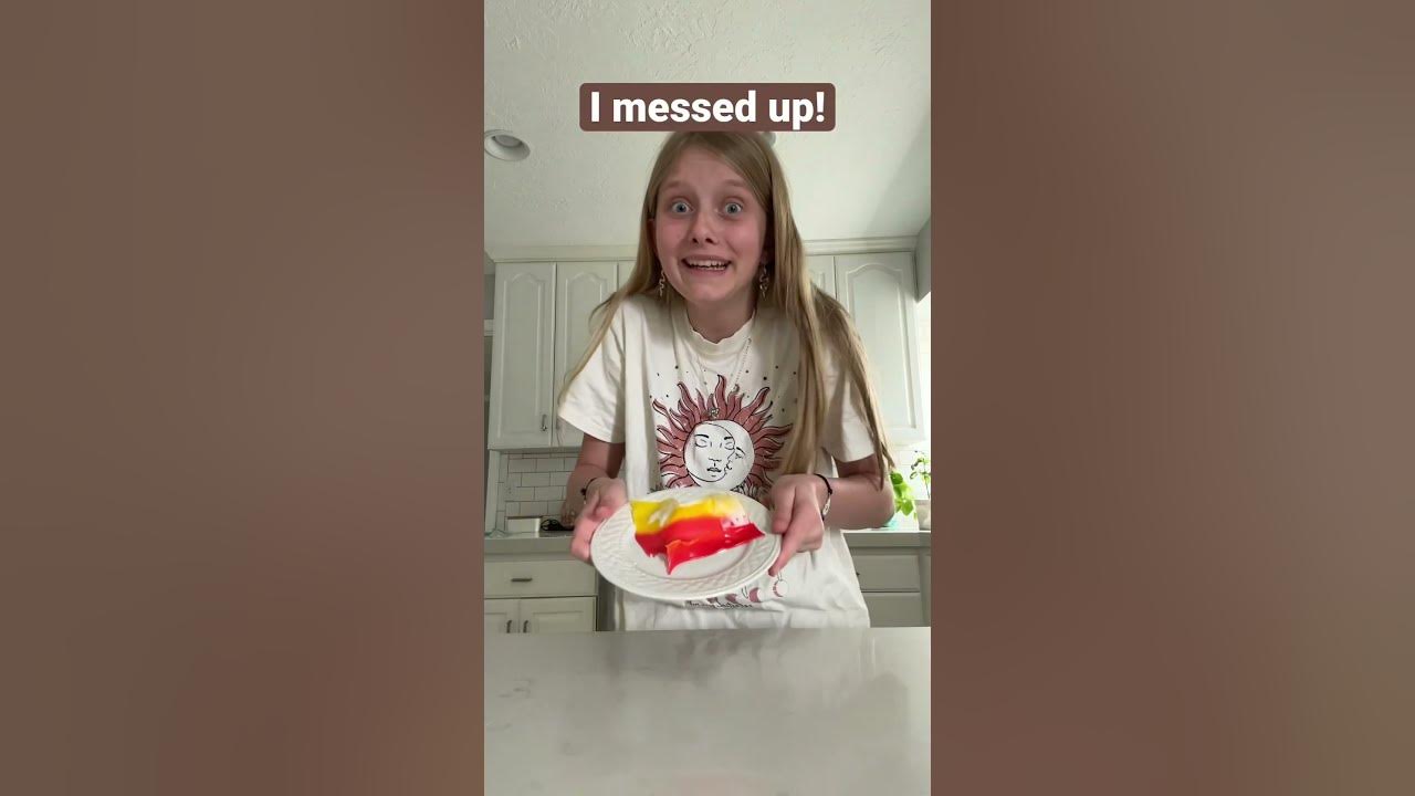 Fruit roll up/ ice cream challengeshorts YouTube