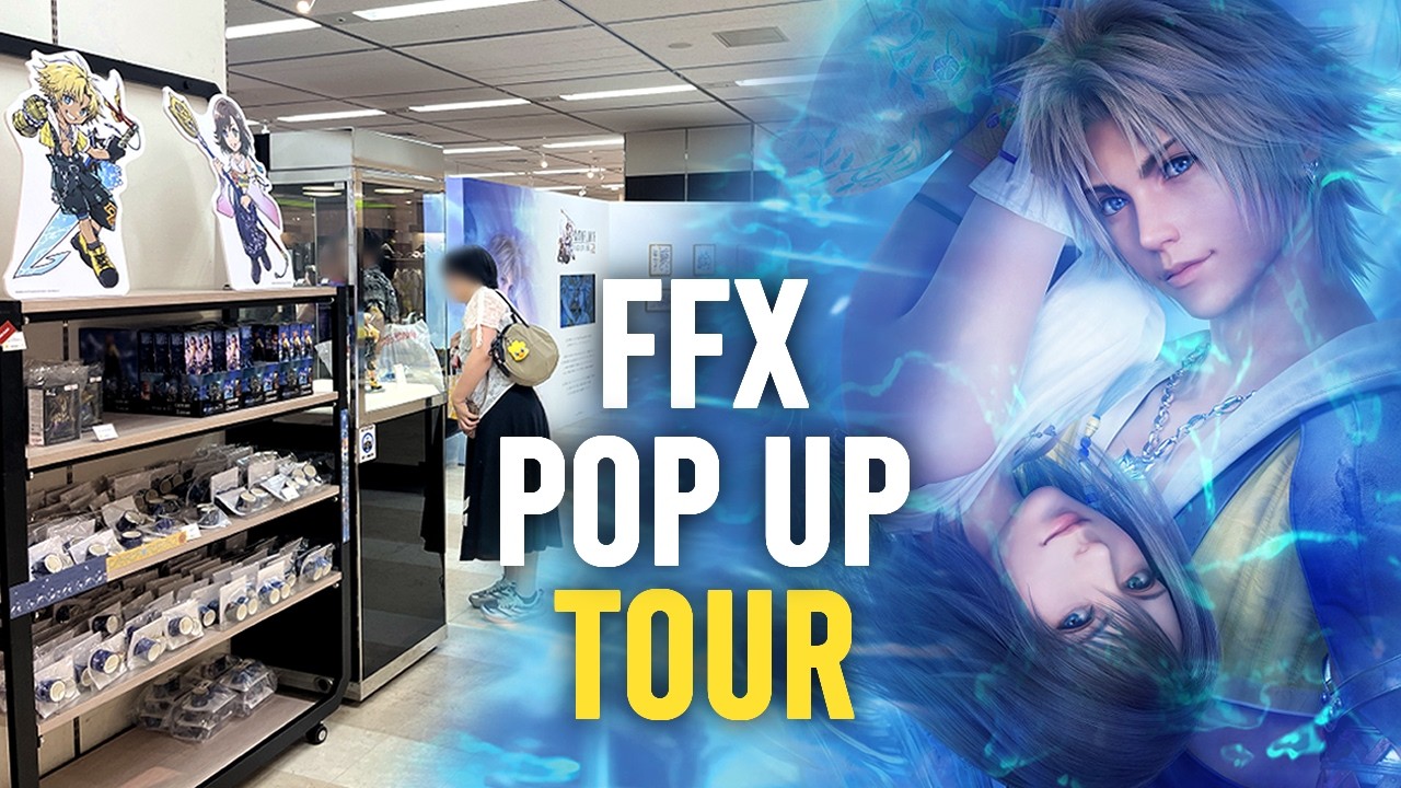 ffコラボ Walk in Japan | Final Fantasy X 25th Anniversary Pop Up Store Tour