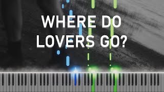 Ghostly Kisses - Where Do Lovers Go? instrumental piano cover