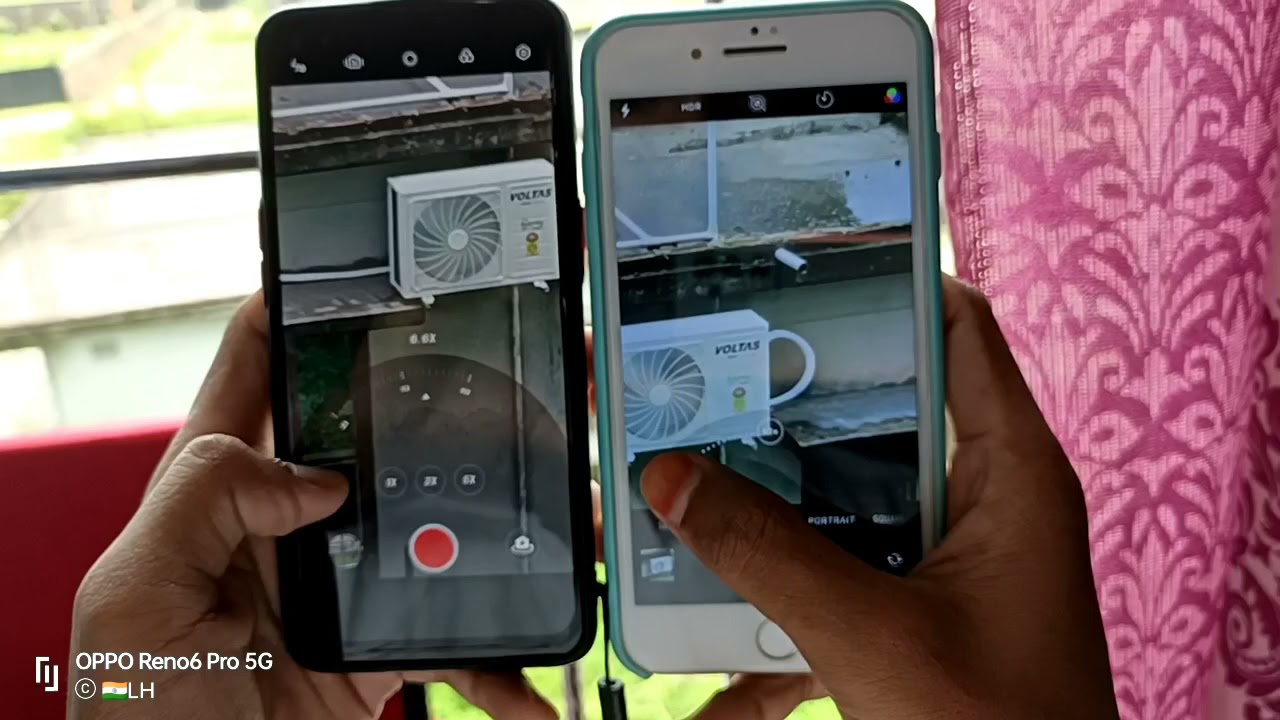 oppo f17 pro vs iphone 7 plus camera zoom test