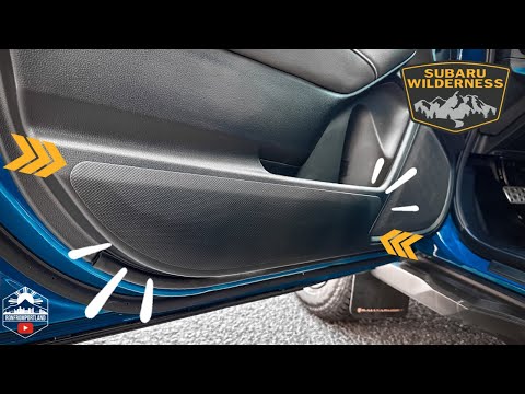 How To Install OEM Door Scuff Protectors | Subaru Outback Wilderness!