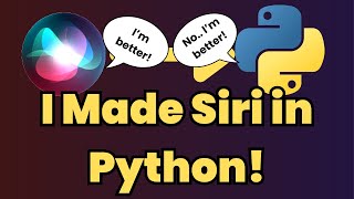 I made Siri in Python (and Rust)! Meet Sade!  | Sade #1
