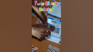 Paytm QR code Unboxing