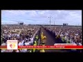 Recibimiento al Papa Francisco en el Campo Grande de Ñu Guazú Paraguay