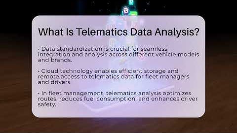 What Is Telematics Data Analysis? - Talking Tech Trends