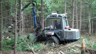 Vimek Timber Harvester and Forwarder Demonstration