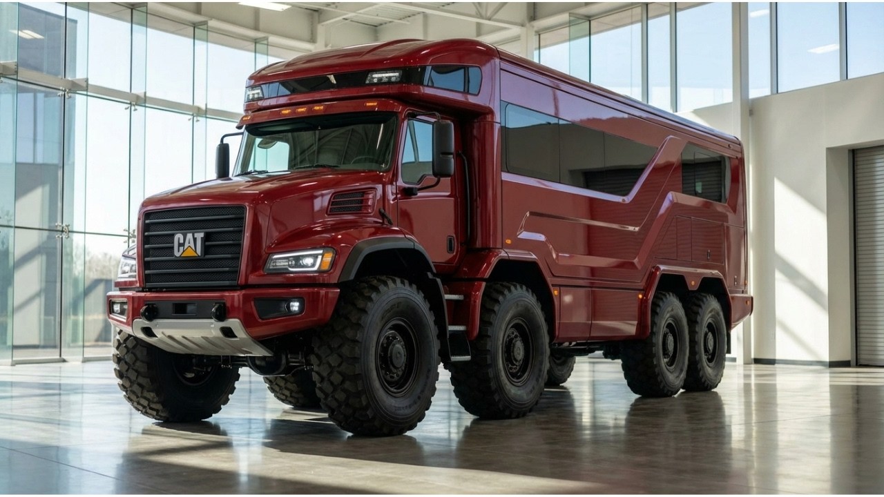The 2026 8×8 Caterpillar Motorhome || Concept Review - YouTube