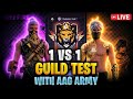 🔴AK ALBELA GAMING🚀 Live Guild Test 1 vs 1 || Dum Hain To Aaja || Free Fire Live Guild Test #shorts
