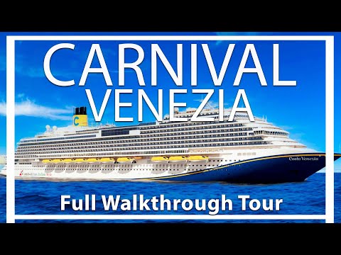 Carnival Venezia | Full Walkthrough Ship Tour &amp; Review | Fully Renovated | Carnival Cruise Lines