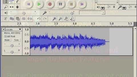 Exploring piano waveforms with Audacity