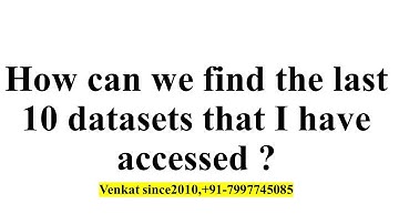 Mainframe tip to see recently accessed datasets #shorts  Shorts #Mainframe  @venkatsince2010 ​