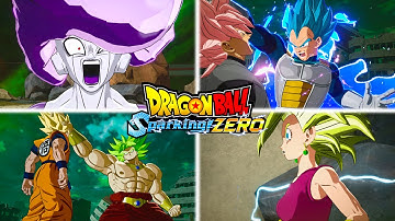 DRAGON BALL: Sparking! ZERO - All Unique Grabs (4K 60FPS)