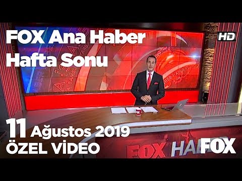 Akar ve komutanlar Doğu Akdeniz'de! 11 Ağustos 2019 FOX Ana Haber Hafta Sonu