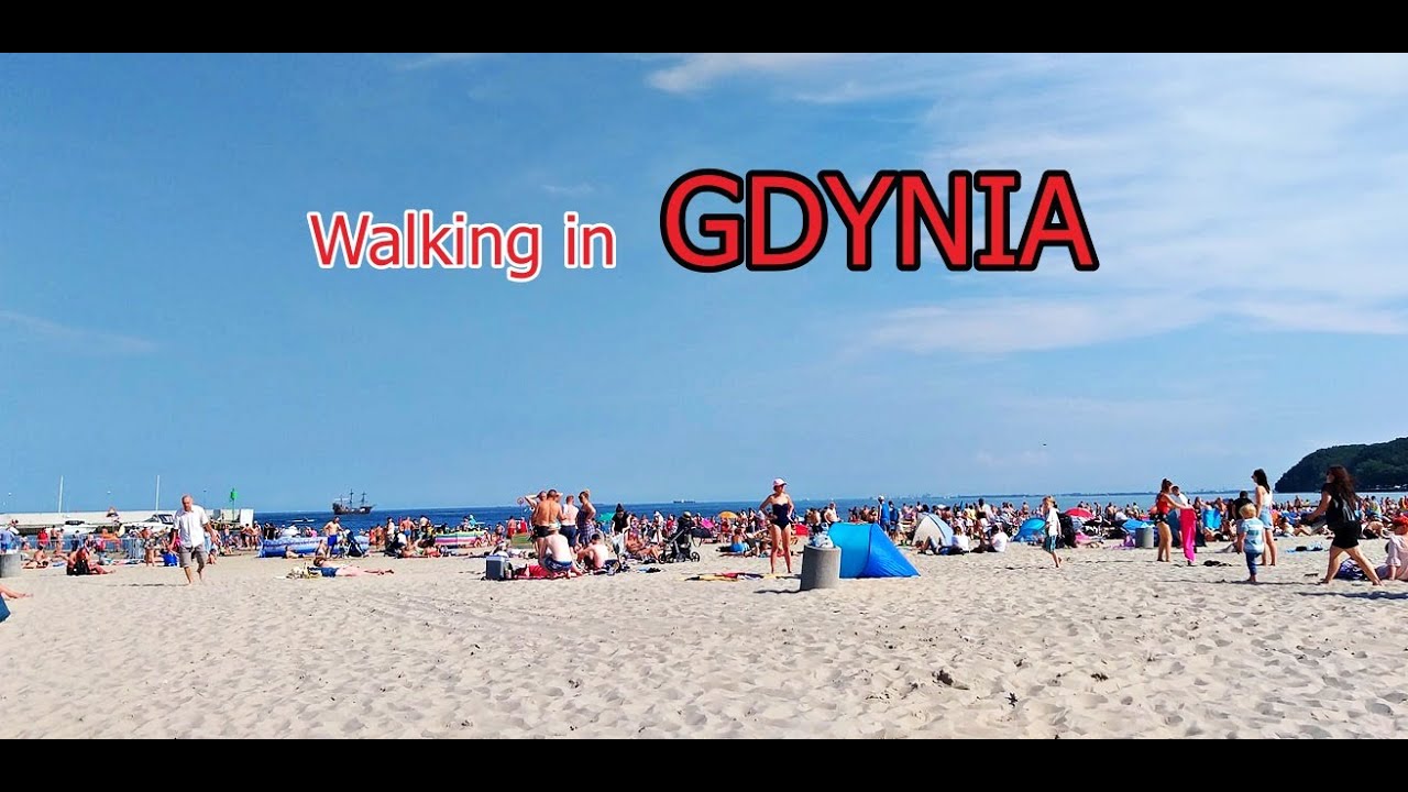 Walking in Gdynia, one of the 3 beautiful cities in Tricity, Pomorskie -  North of Poland