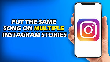 How To Put The Same Song On Multiple Instagram Stories 2023 (QUICK AND EASY)