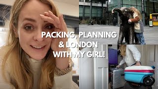 HALF TERM VLOG: Packing, Planning & London with my Girl! @FleurDeForce