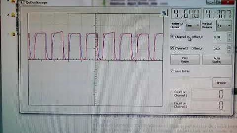 Qt-Arduino Oscilloscope 2 channels 4kHz