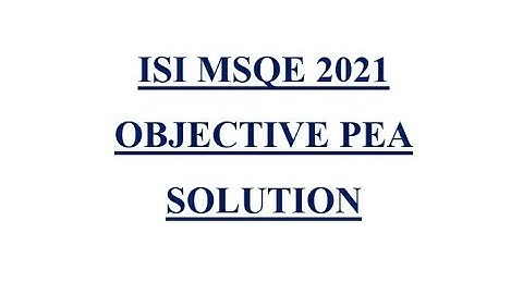 ISI MSQE 2021 question 15,16 answer OBJECTIVE SOLUTION ECONOMICS  with explanation and analysis
