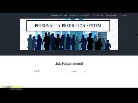 Personality Prediction System Through CV Analysis